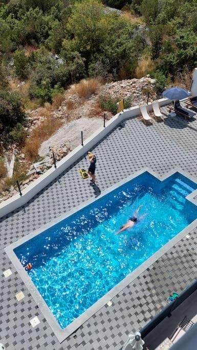 Apartment Vista Oasis With Pool And Terrace トロギール エクステリア 写真