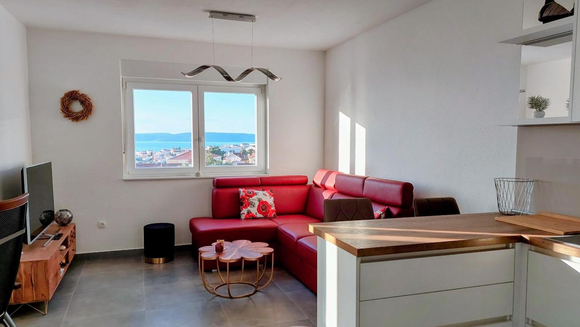 Apartment Vista Oasis With Pool And Terrace トロギール エクステリア 写真